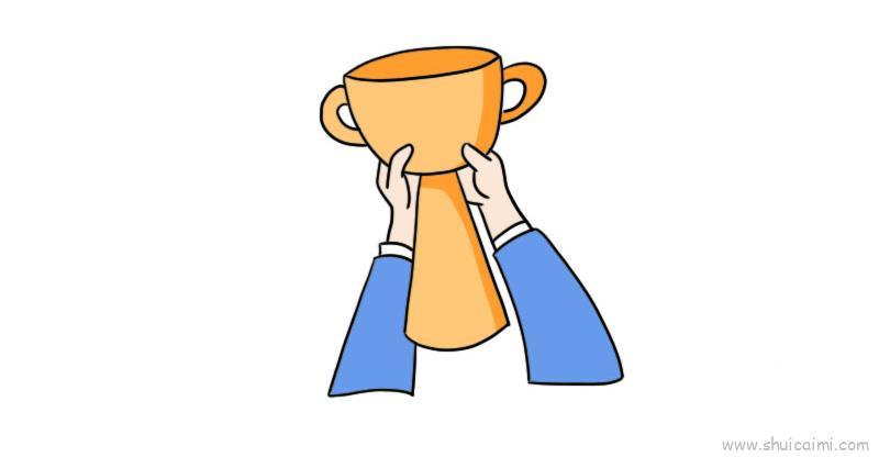 奖杯儿童画怎么画 奖杯简笔画图片大全