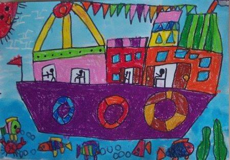 简笔画轮船怎么画 简笔画大船图片