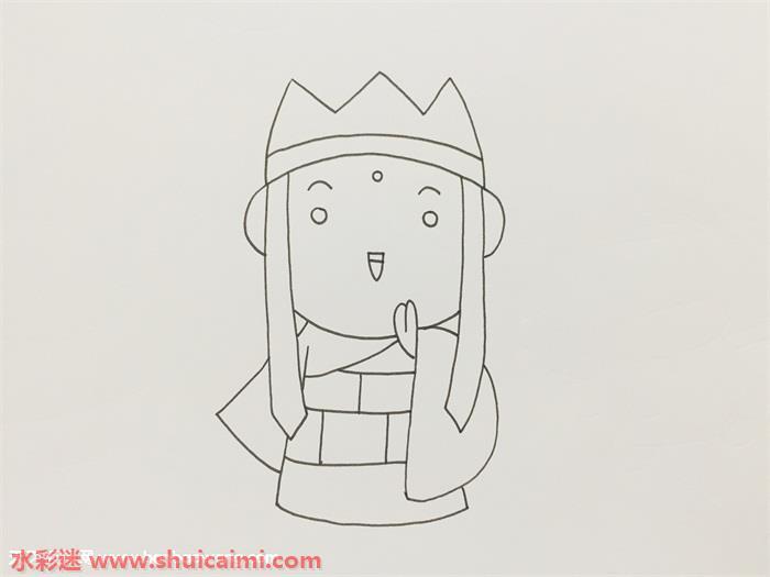 西游记里的师徒四人怎么画 唐僧师徒简笔画简单易画彩色