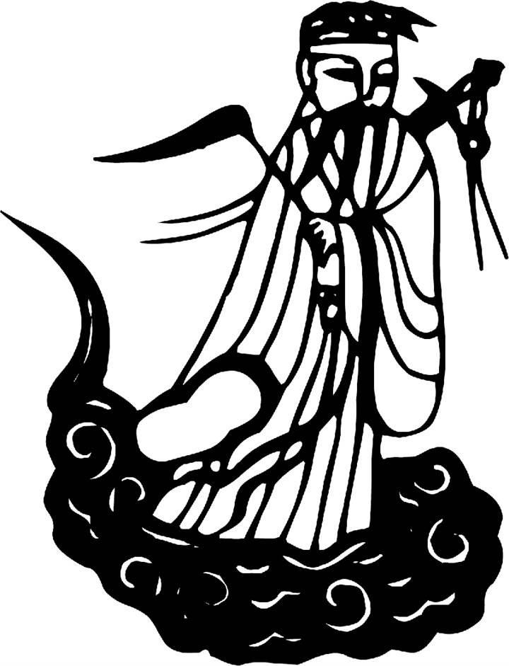 禄星简笔画怎么画 眀星简笔画