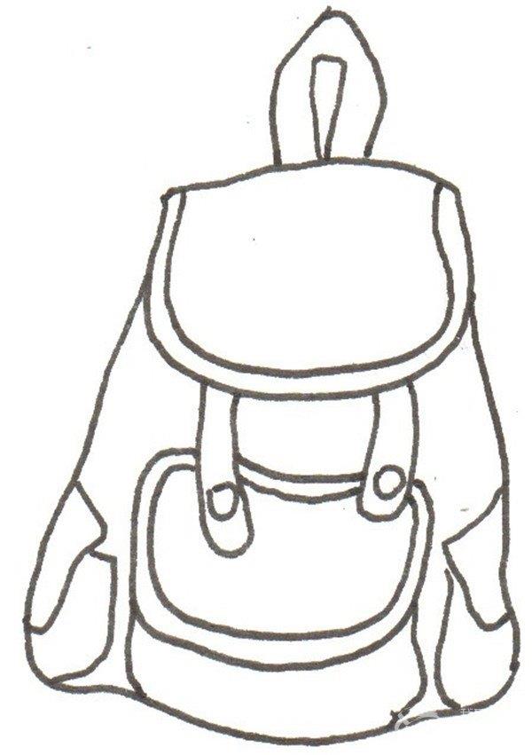 背包的简笔画怎么画 背包的简笔画顺序