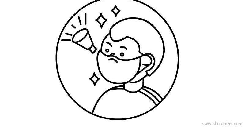 防疫戴口罩儿童画怎么画 防疫戴口罩简笔画简单又好看