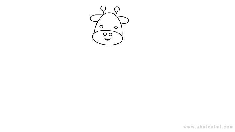 长颈鹿简笔画怎么画 长颈鹿简笔画步骤