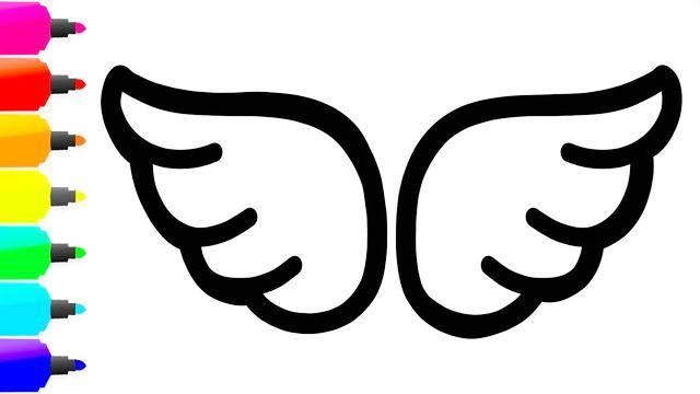 翅膀简笔画图片大全 翅膀简笔画图片大全可爱