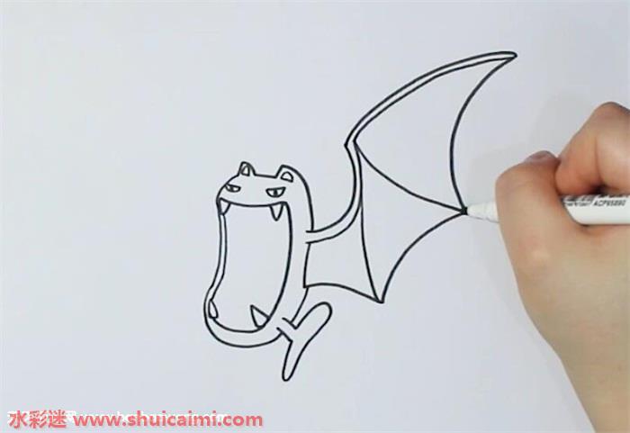 大嘴蝠怎么画 大嘴蝠简笔画简单易画
