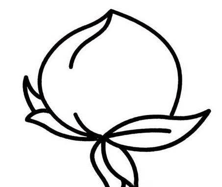 桃子简笔画图片大全 桃子简笔画图片大全大图