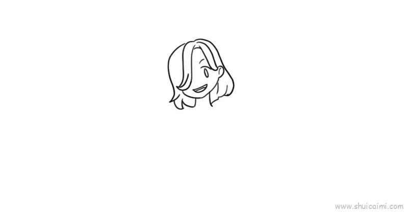 恐怖女丧尸儿童画怎么画 恐怖女丧尸简笔画简单