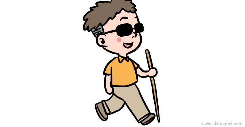 全国助残日儿童画怎么画 全国助残日简笔画简单