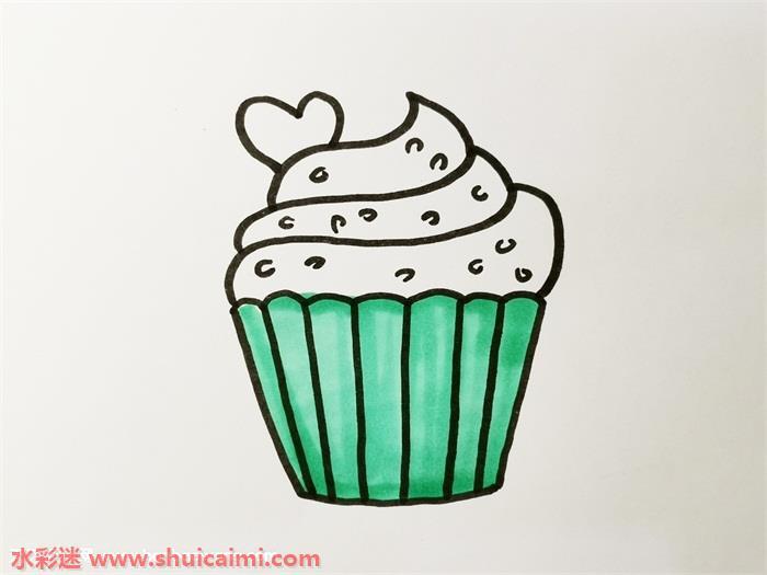 甜品怎么画 甜品简笔画图片大全带颜色