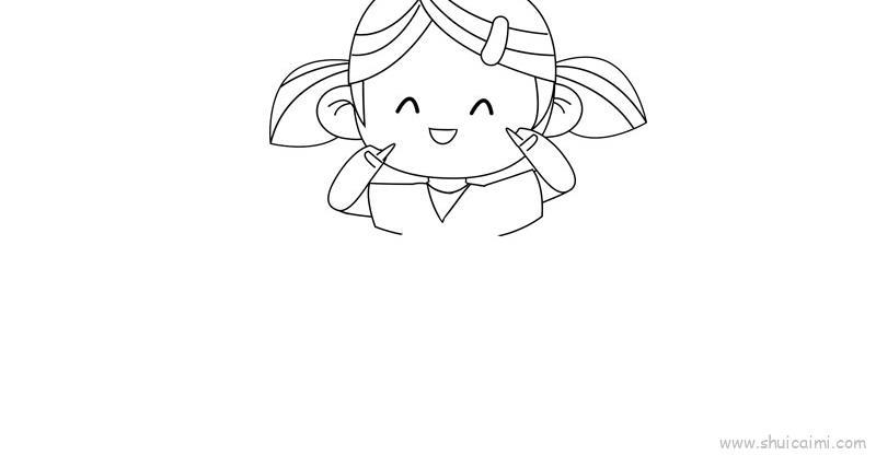 手账q版人物儿童画怎么画 手账q版人物简笔画步骤