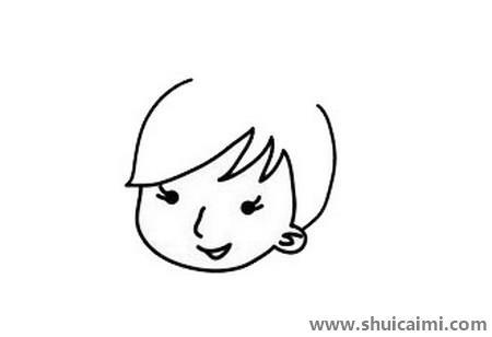 卡通护士简笔画步骤教程