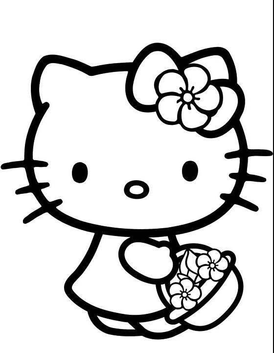 hello kitty简笔画 hellokitty简笔画图片