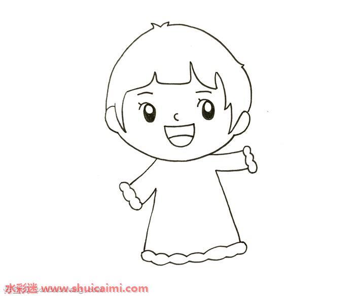 春节小孩放鞭炮怎么画 春节小孩放鞭炮简笔画画法