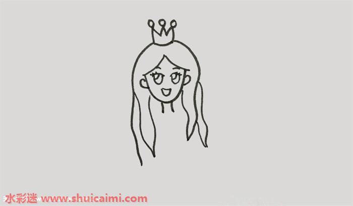 简单好看的芭比公主简笔画步骤教程