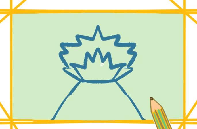 火山简笔画 火山简笔画图片大全