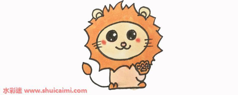 狮子座怎么画简单又可爱 狮子座简笔画图片教程