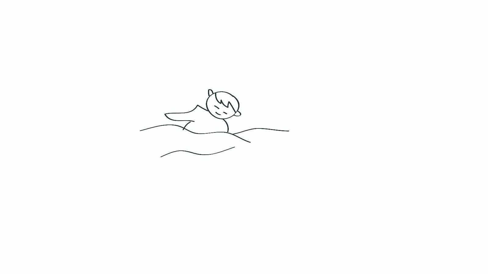 游泳的简笔画怎么画 游泳简笔画画法