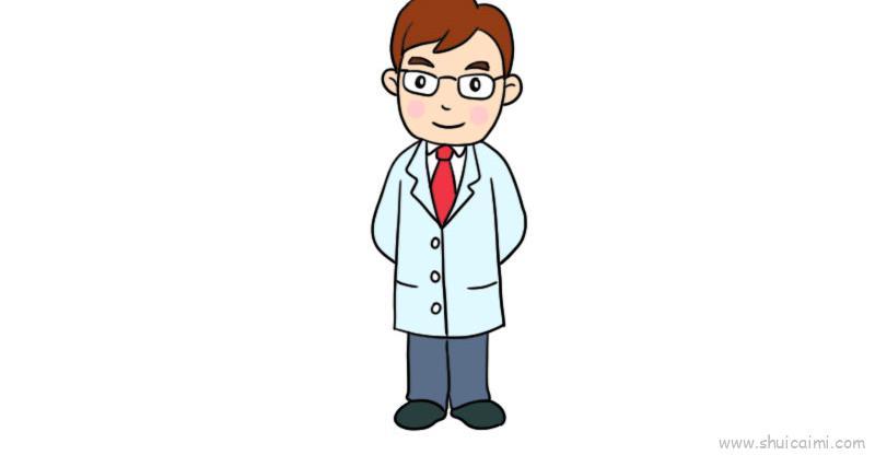 医生儿童画怎么画 医生简笔画好看