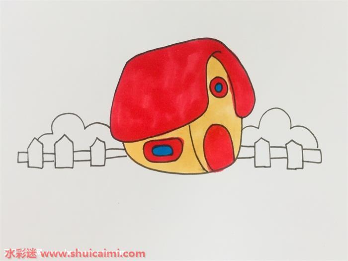 农场怎么画 农场简笔画简单好看带颜色