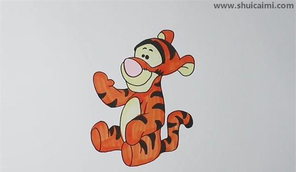 跳跳虎简笔画怎么画 跳跳虎简笔画简单