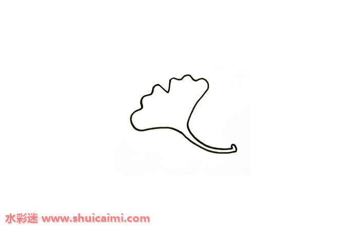 秋天银杏叶怎么画 秋天银杏叶简笔画图片大全带颜色