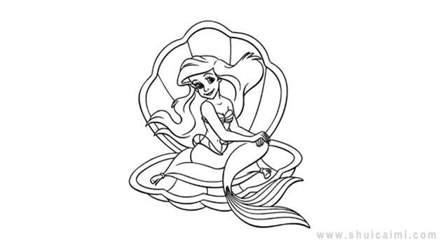 迪士尼公主简笔画怎么画 迪士尼公主简笔画步骤