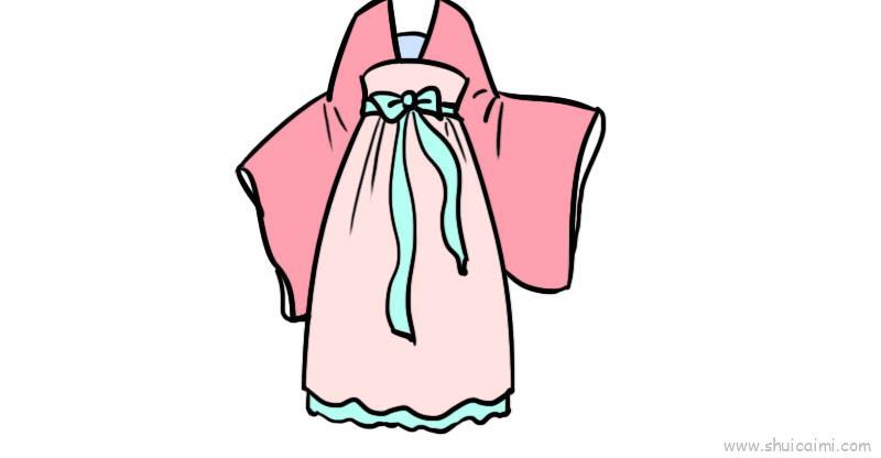 汉服儿童画怎么画 汉服简笔画简单又好看