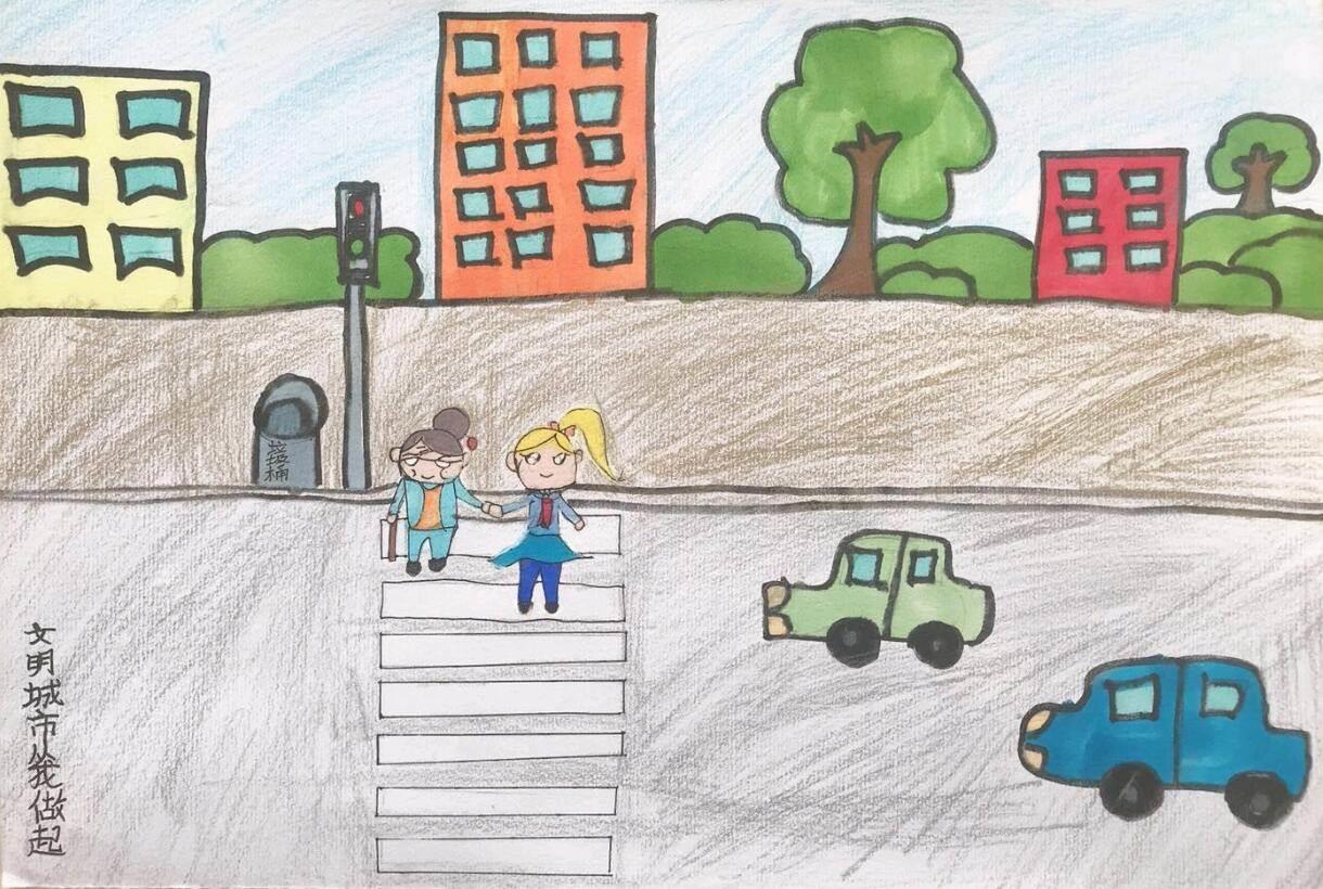 马路简笔画 马路简笔画图片