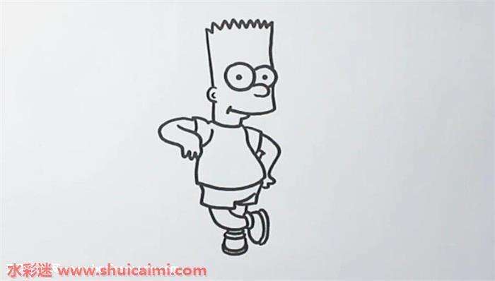 辛普森怎么画 辛普森简笔画简单又漂亮