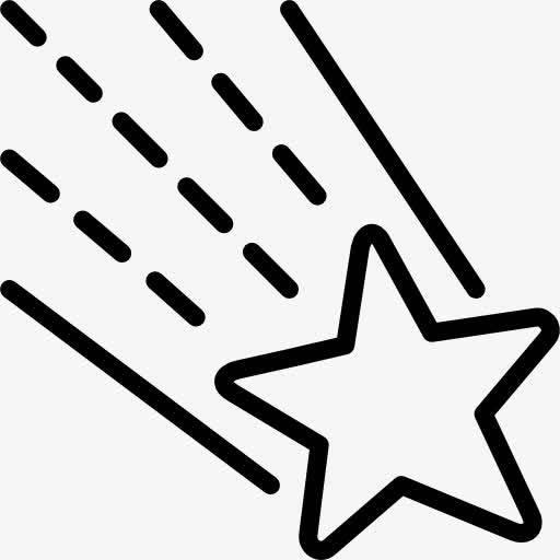 流星的简笔画图片大全 流星的简笔画图片大全彩色