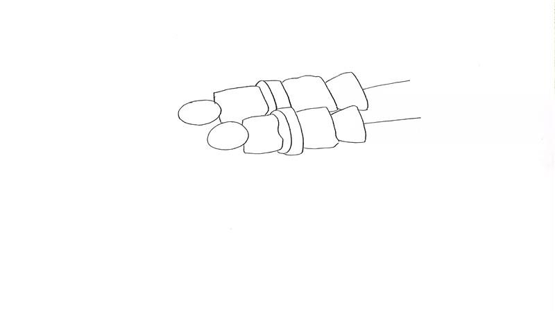 烧烤的简笔画怎么画 烧烤简笔画图片大全
