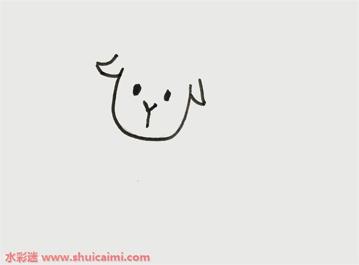 小羊怎么画 小羊简笔画步骤