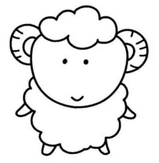 小羊简笔画图片大全可爱 小羊简笔画图片大全可爱版