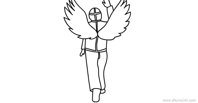 最美逆行者医生儿童画怎么画 最美逆行者医生简笔画步骤