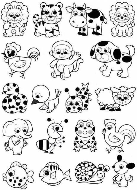 动物简笔画图片大全 动物简笔画图片大全简单