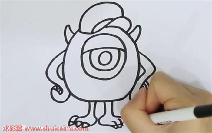 怪兽大学怎么画 怪兽大学简笔画简单好看