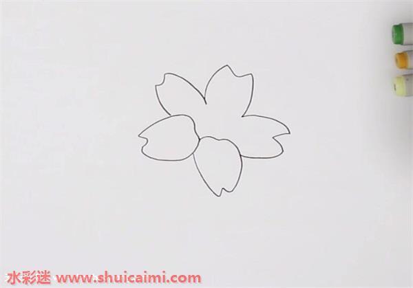 迎春花怎么画 迎春花简笔画彩色
