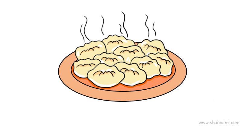 春节美食儿童画怎么画 春节美食简笔画步骤