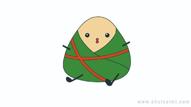 端午节粽子简笔画怎么画 端午节粽子简笔画画法