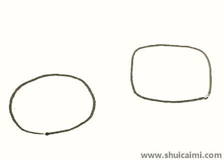 彩色糖果儿童简笔画