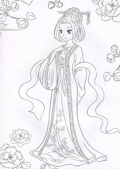 美女简笔画图片大全可爱 美女简笔画图片大全可爱卡通