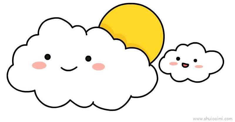 云朵儿童画怎么画 云朵简笔画好看