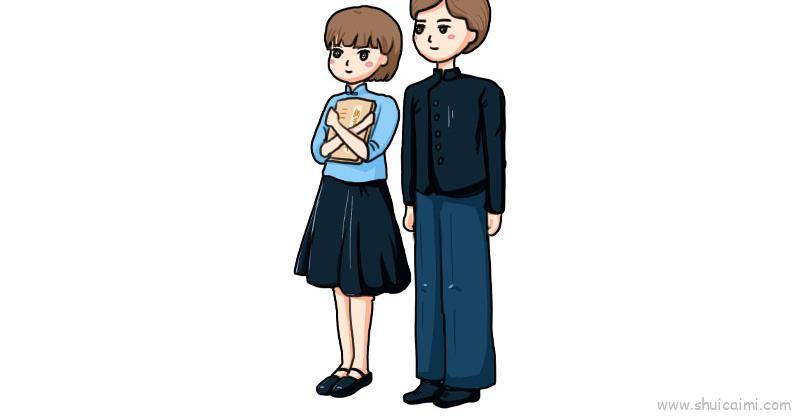 五四青年儿童画怎么画 五四青年简笔画简单