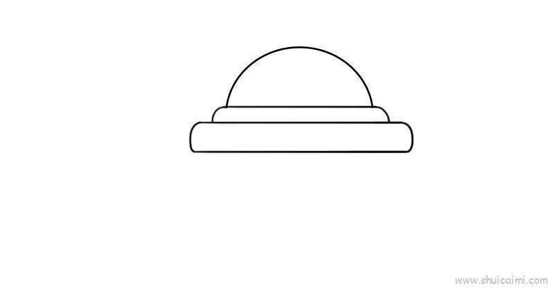 飞船儿童画怎么画 飞船简笔画步骤