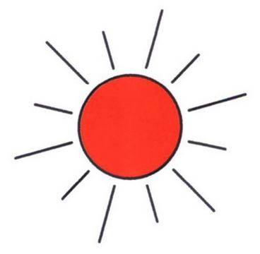 qq一个太阳简笔画 qq一个太阳简笔画图片