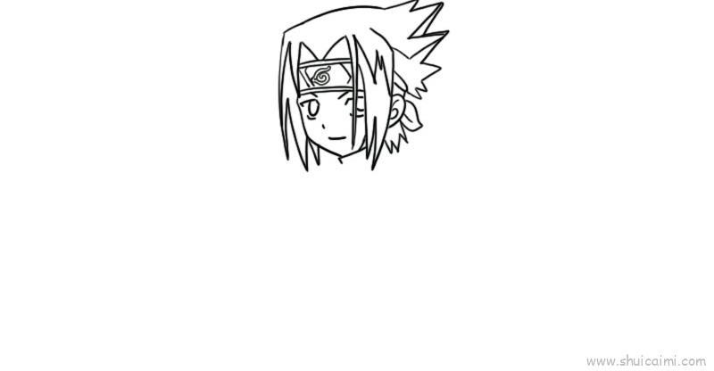 宇智波佐助儿童画怎么画 宇智波佐助简笔画简单又好看