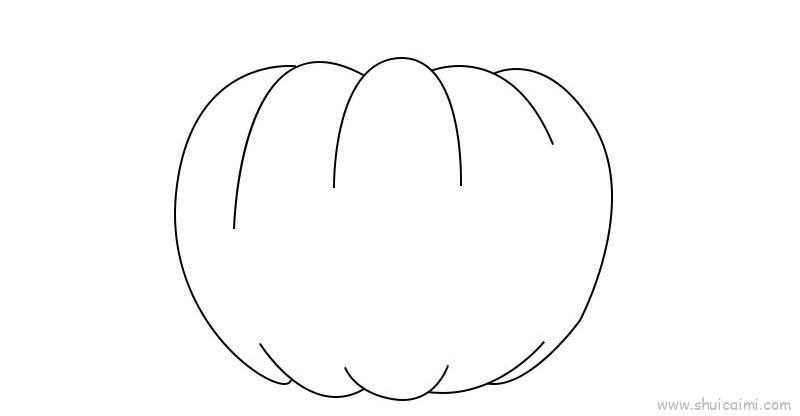南瓜灯儿童画怎么画 南瓜灯简笔画顺序