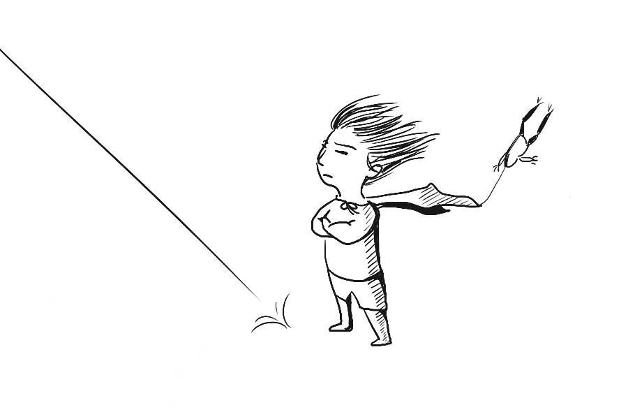 迎风简笔画 迎风图片卡通