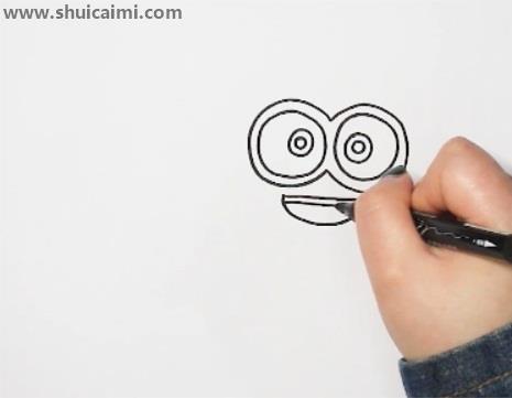 神偷奶爸小黄人简笔画怎么画 神偷奶爸小黄人简笔画好看