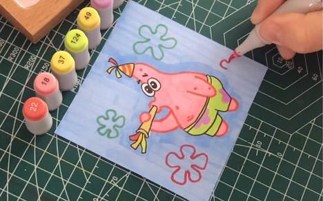 派大星简笔画 派大星简笔画可爱